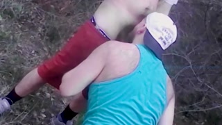 Straight Masculine Hairy Anon Cum Dump SLUT Cub Bear CRUISING in the Forest in Public Sucked my Cum Out