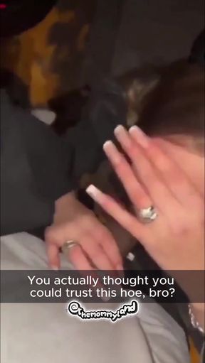 Cheating wife gets a sloppy BBBJ from her stepbro while showing off her big boot