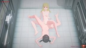 Shower Surprise: Fingered, Caught, Then Scissored Wild