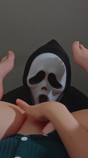 Thrilling moment from &quot;Squirting on Ghost&#039;s Face And Letting Him Take My Panties&quot;