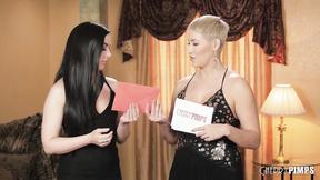 ”Striking brunette Whitney Wright talks at an erotic interview”