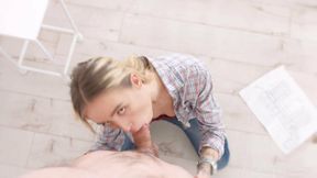 TeenMegaWorld - Ria - Blonde babe assfucked deep and hard