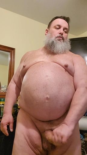 Daddy Bear Jacking His Cock