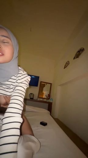 Shake My Girlfriend Hijab on Top Until It Spills Inside