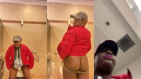 alliyah alecia in public bathroom