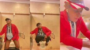alliyah alecia in public bathroom
