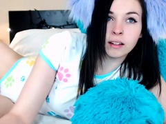 Shy brunette homemade amateur webcam teen