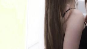 ”Sensual Lesbian Stairs-Sex ft. 2 Sexy Teens”