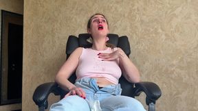 Sneeze Fit Wet T-shirt Tit Drop Tease