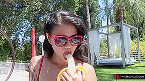 Dana Vespoli and Johnny Castle MILF by the Pool Fucking