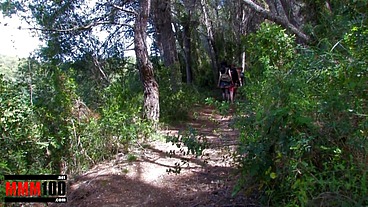 Jorge of the jungle ts a young tourist and fucks her in DP