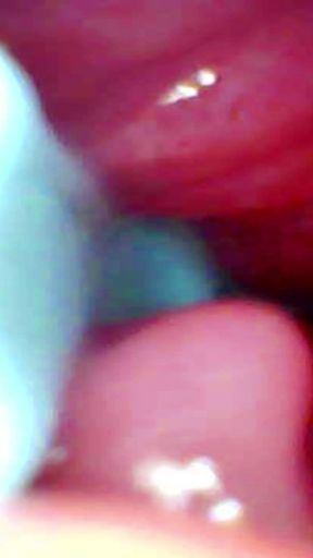 Camera deep inside records female orgasm   Clip 1