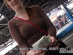 Busty Czech girl Helen railed for cash