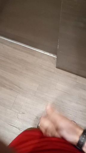 Man Masturbating in a Public Elevator