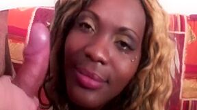 French Ebony With An Amazing Body Can Take Two White Cocks At The Same Time