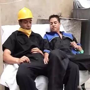 Latino Construction Studs Barebacking