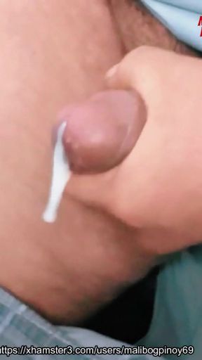 Captivating moment from "lone in the Room, Chubby Daddy Starts Stroking His Fat Cock"