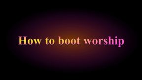 The Art of Boot Worship: A Guide to Unlocking Your Inner fantasy.