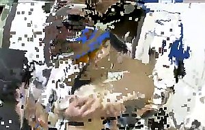 Big tits korean escort playing baseball