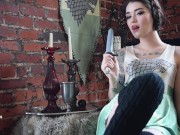 Hot brunette Ari Dee shows off in oral fixation compilation