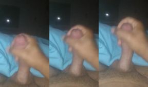 Edging and controlling and saving it Latino stud teases big dick to edge overload
