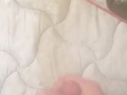Master cumming on Normas piss soaked mattress