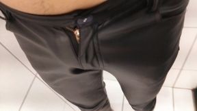 Shiny Black Latex Pants On My Legs - Fuck, Watch Me Spread Slow