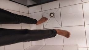 Shiny Black Latex Pants On My Legs - Fuck, Watch Me Spread Slow