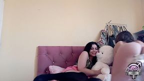 nicole n fantasy and amber alison lesbian girlfriends dildo play in ass and mouth