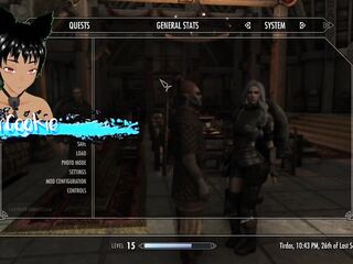 Skyrim B and L mod - In whiterun and decided to join the companions to screw and encounter everybody