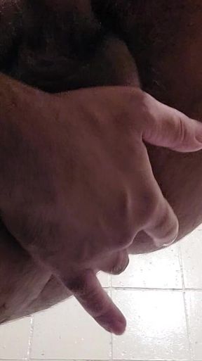 Quick Masturbation in the Bathroom