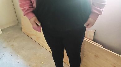 Fat mom showing boobs