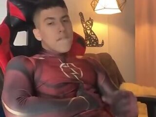 Nonwhite flash plays with his big weenie