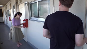 I got gaped by a titanic titty-treater, exposed on a veranda, as a neighbor's big-boobed bimbo got banged