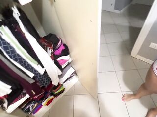 I catch my stepbrother looking at my things I discover a more excellent reason to get my booty drilled