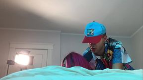 Artist Fucks Trans in Chastity