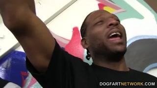 Katie Kox Gets Her Face Jizzed By Black Men