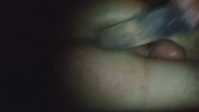 Hard and Fast Anal Play - Clear Dildo Squishing & Slapping Sounds