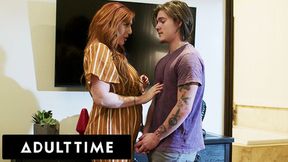 EXTREME HEAT - Big Natural MILF Lauren Phillips Punishes Her Naughty&#x1F608; Stepson's Ignorance In THE ART OF FUCKING!