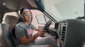 Dalilah goes to the store with her dad on her old Chevette