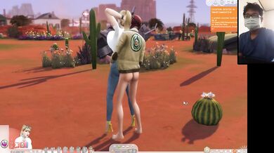 Hot sex in the desert storm big butt bigger tits caught cam leaked
