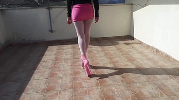 My beautiful long legs and my passion for pantyhose and high heels