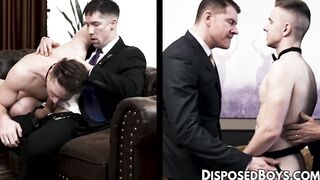 DisposedBoys.com - Dominant Eddie Patrick deeply rammed the hungry asshole of horny B