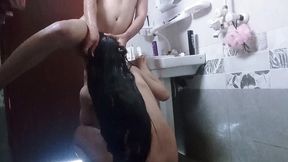 indian desi dever teenage bhabhi sex in bathroom shawer after going husband cheat and husband brother