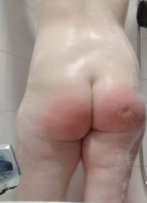 Teaser washed and spanked