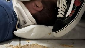 Princess Laura’s Dirty Vans Burger Crush & Slave Humiliation