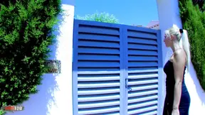 Mallory Moore playing with oil and gets ass fucked