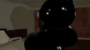 MLP- Rarity'_s latex blow-up (by strangedesire)