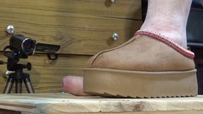 HEAVY COCK CRUSH WITH TWO PAIRS OF CHUNKY SLIPPERS MY COZY SLIDES ON GLASS AND A BAREFOOT RUINED CUM SHOT CAM 2 FULL LENGTH