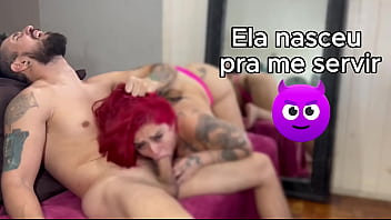 Camila Ga&uacute_cha: A Ruiva Que Nasceu Pra Servir Seu Macho CREAMPIE COMPLETO
